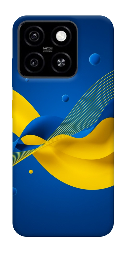 Чехол Жовто-синя гармонія для ZTE Blade A55 4G