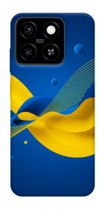 Чохол Жовто-синя гармонія для ZTE Blade A55 4G
