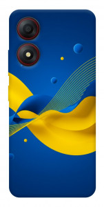 Чехол Жовто-синя гармонія для ZTE Blade A34 4G