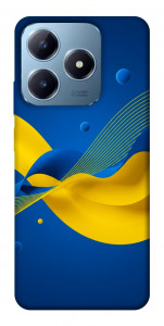 Чехол Жовто-синя гармонія для Realme C63 4G