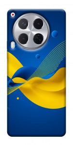 Чохол Жовто-синя гармонія для TECNO Camon 30 (CL6)