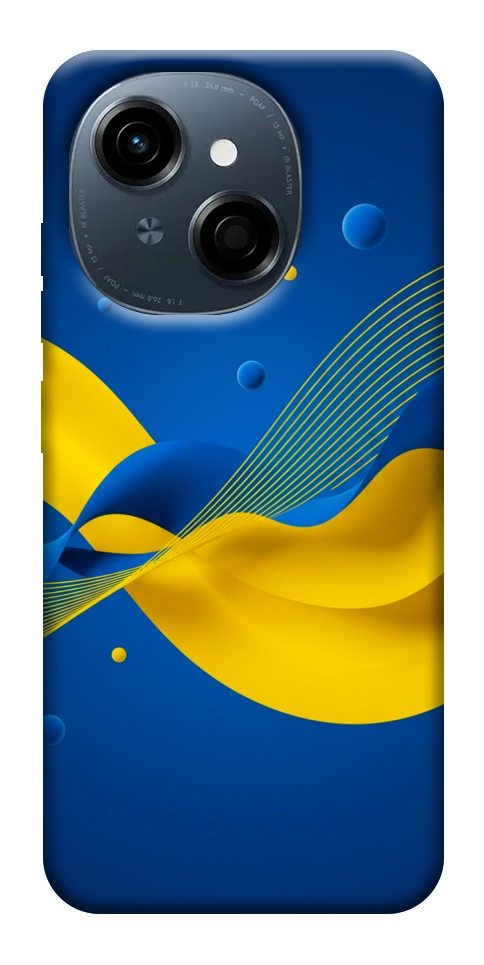 Чехол Жовто-синя гармонія для TECNO Spark Go 1 (KL4)