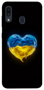 Чехол Серце України для Samsung Galaxy A20 A205F