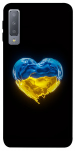 Чехол Серце України для Galaxy A7 (2018)