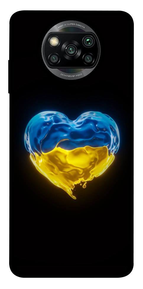 Чохол Серце України для Xiaomi Poco X3 NFC