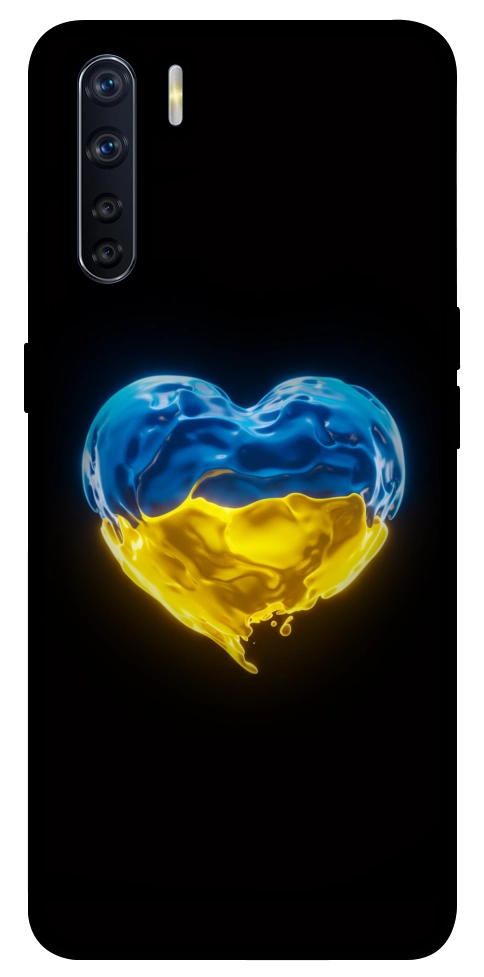 Чехол Серце України для Oppo A91