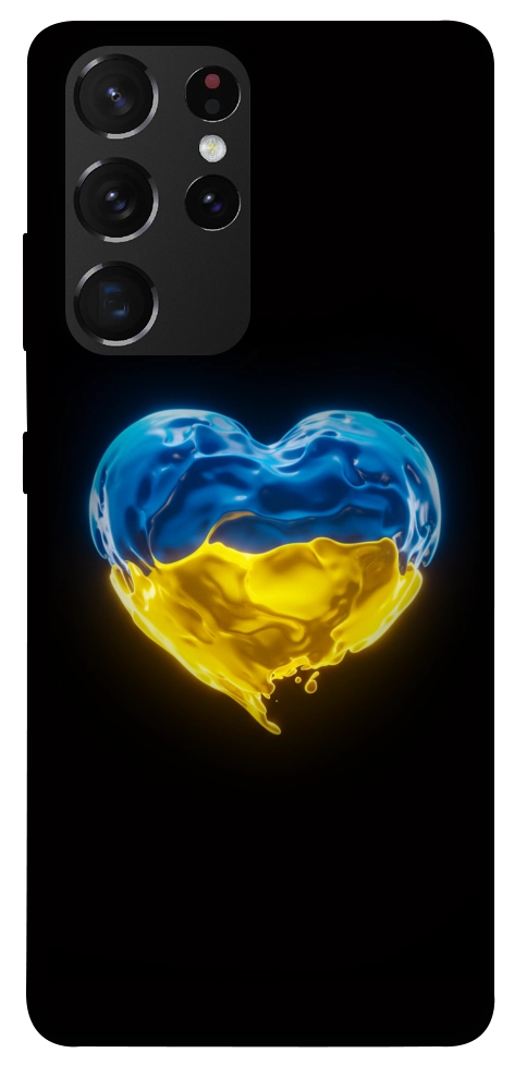 Чохол Серце України для Galaxy S21 Ultra