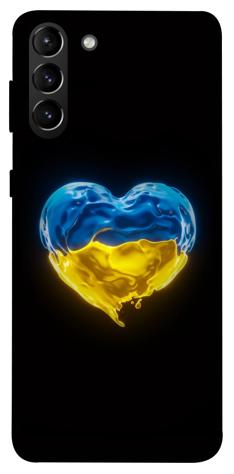 Чехол Серце України для Galaxy S21+