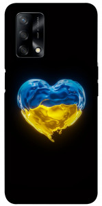 Чехол Серце України для Oppo A74 4G