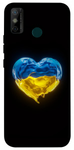 Чехол Серце України для TECNO Spark 6 Go