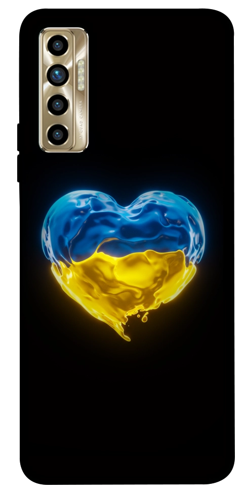 Чехол Серце України для TECNO Camon 17P