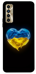 Чехол Серце України для TECNO Camon 17P