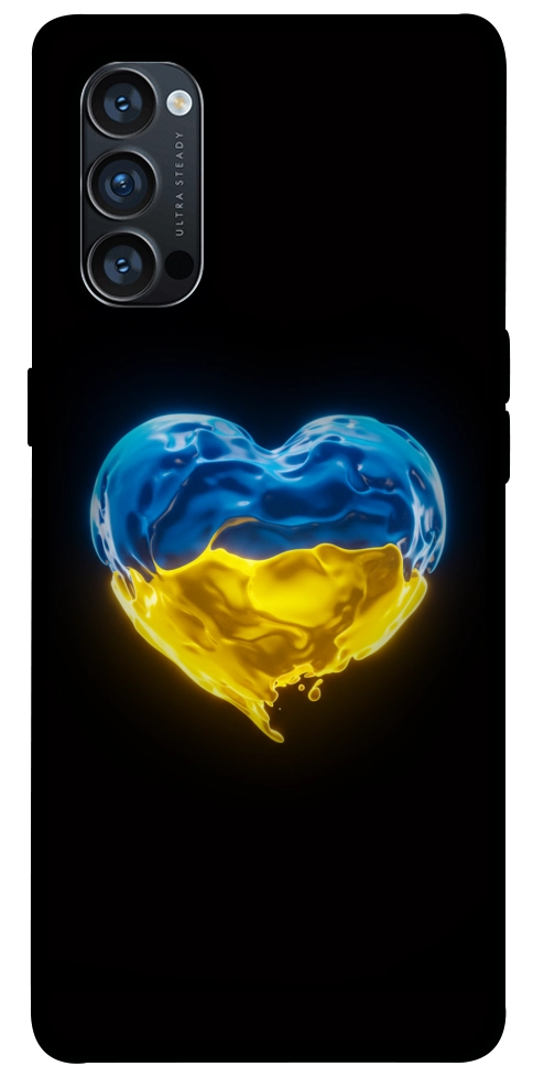 Чехол Серце України для Oppo Reno 4 Pro 5G
