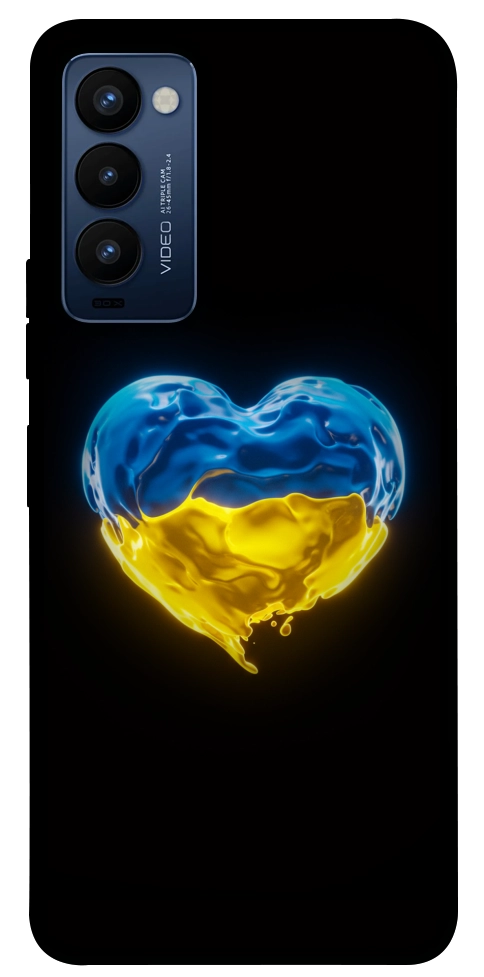 Чехол Серце України для TECNO Camon 18