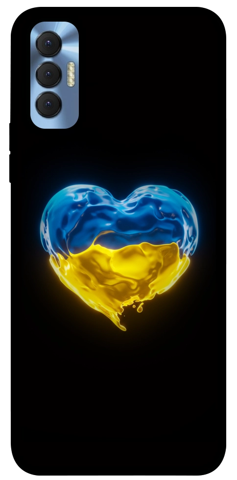 Чехол Серце України для TECNO Spark 8P