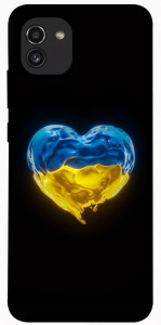 Чехол Серце України для Galaxy A03