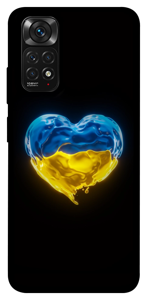 Чехол Серце України для Xiaomi Redmi Note 11 (Global)