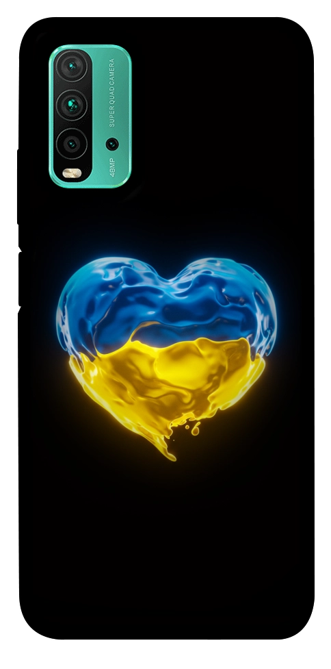 Чехол Серце України для Xiaomi Redmi Note 9 4G