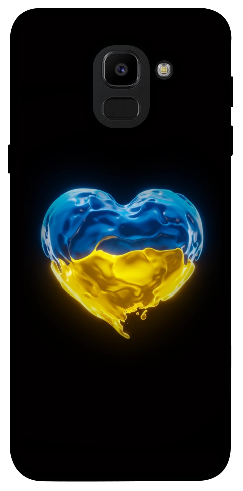 Чехол Серце України для Galaxy J6 (2018)