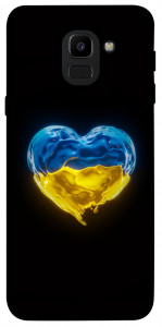 Чехол Серце України для Galaxy J6 (2018)