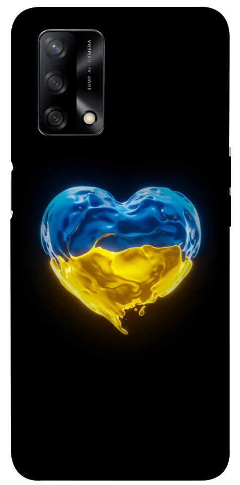 Чехол Серце України для Oppo F19