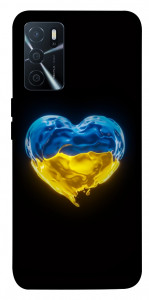 Чехол Серце України для Oppo A16 4G