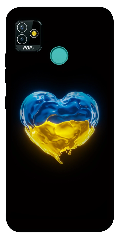 Чохол Серце України для TECNO Pop 5