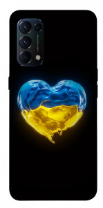 Чехол Серце України для Oppo Reno 5 4G