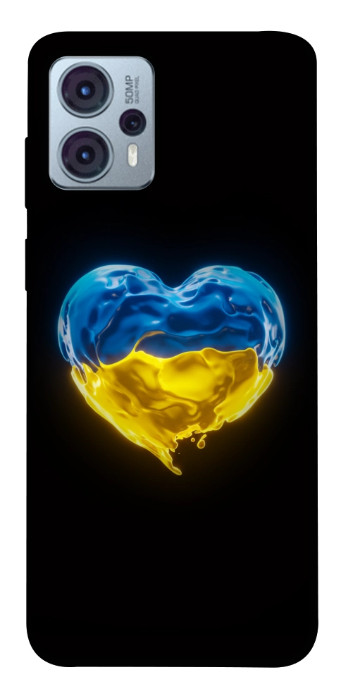 Чехол Серце України для Motorola Moto G23