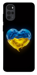 Чохол Серце України для Motorola Moto G22