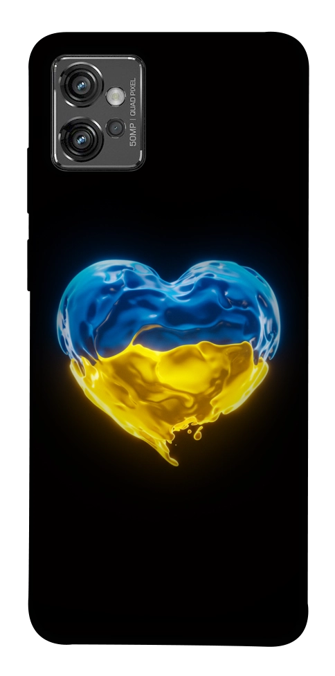 Чехол Серце України для Motorola Moto G32