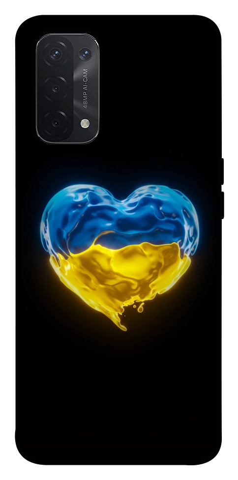 Чехол Серце України для Oppo A74 5G