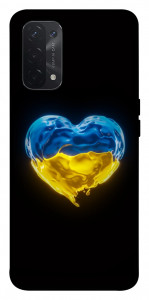 Чехол Серце України для Oppo A74 5G