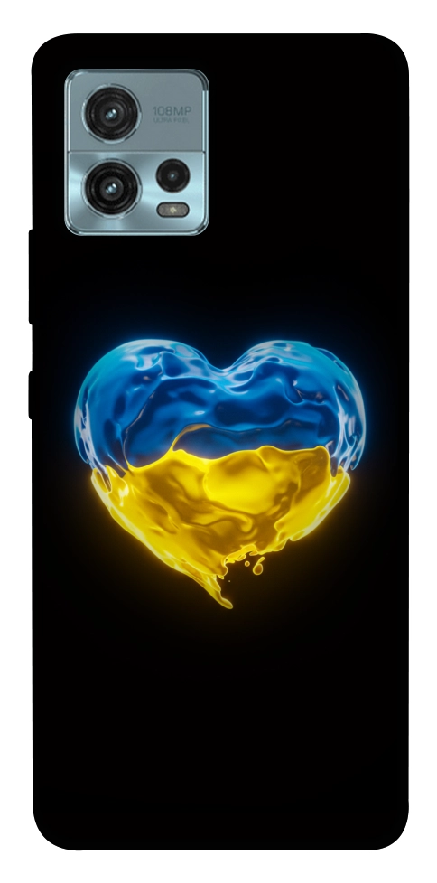 Чохол Серце України для Motorola Moto G72