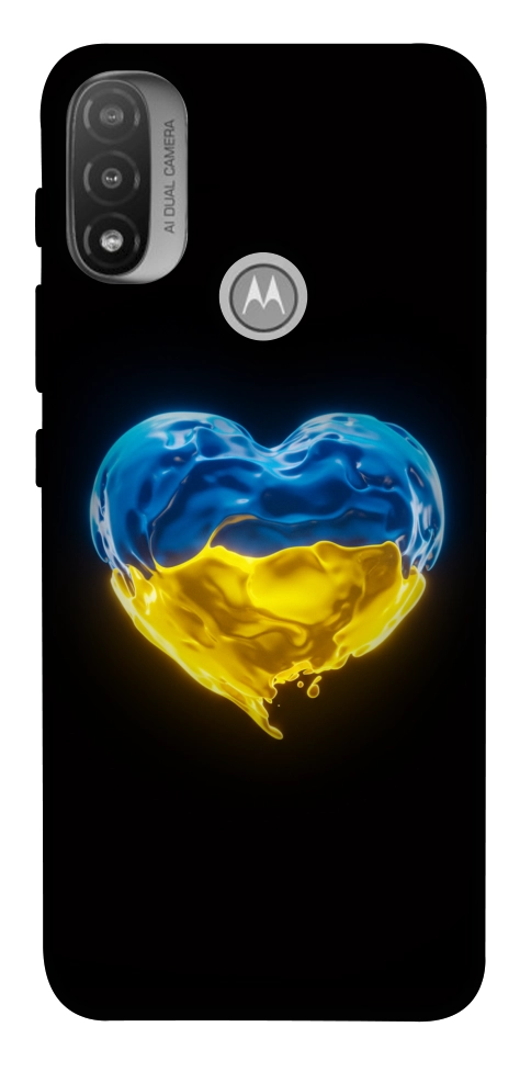 Чохол Серце України для Мotorola Moto E20