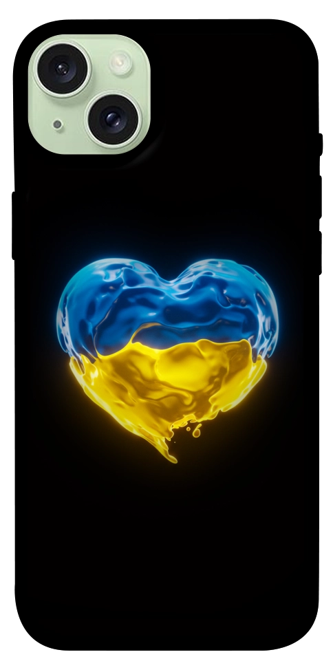 Чохол Серце України для iPhone 15 Plus