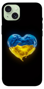 Чохол Серце України для iPhone 15 Plus