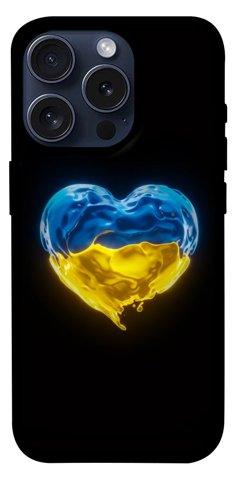 Чехол Серце України для iPhone 15 Pro