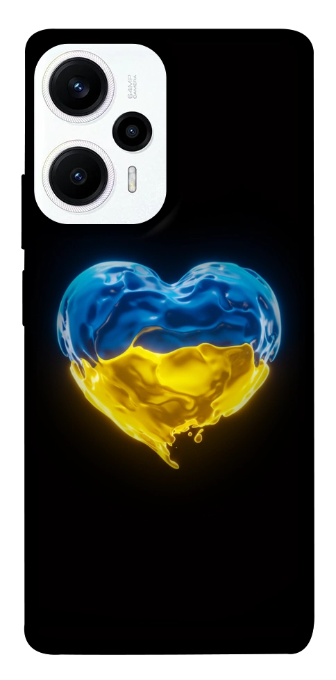 Чехол Серце України для Xiaomi Poco F5