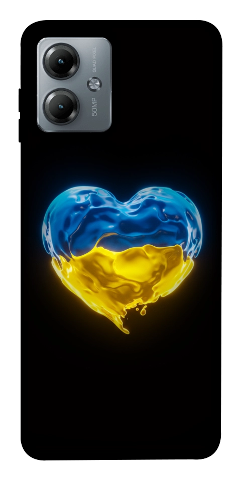 Чохол Серце України для Motorola Moto G14
