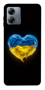 Чохол Серце України для Motorola Moto G14