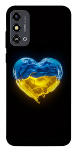 Чехол Серце України для ZTE Blade A53