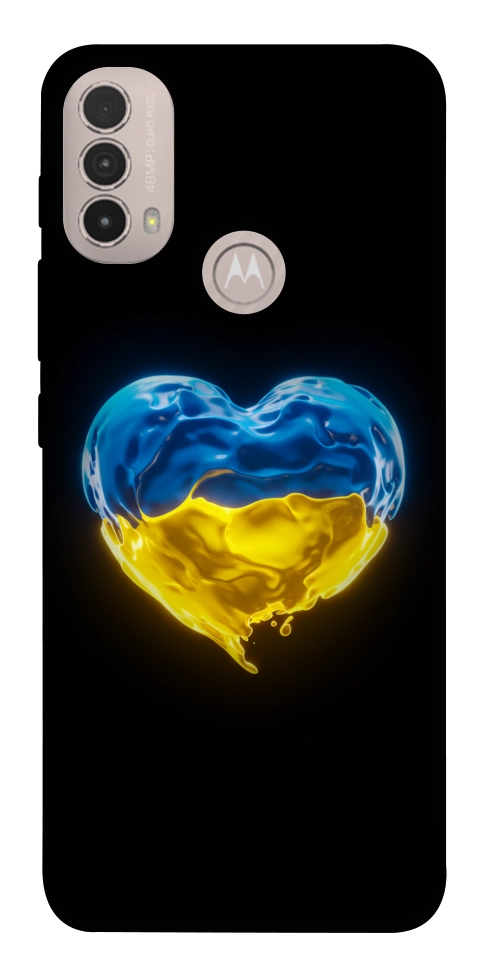 Чехол Серце України для Motorola Moto E30