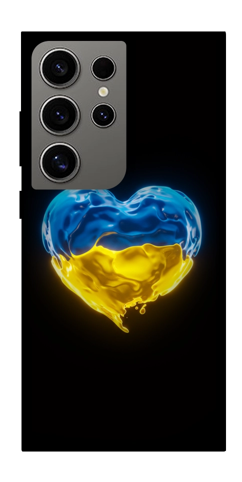 Чехол Серце України для Galaxy S24 Ultra