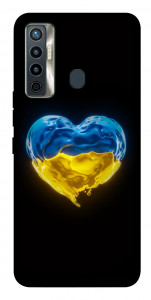 Чохол Серце України для TECNO Camon 17