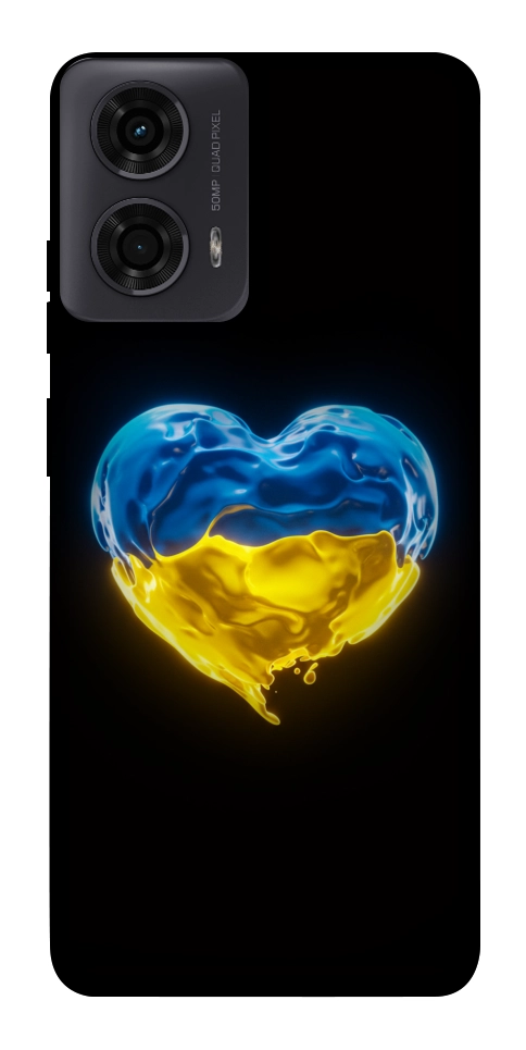 Чехол Серце України для Motorola Moto G24