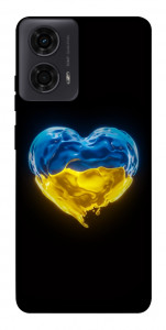 Чехол Серце України для Motorola Moto G04