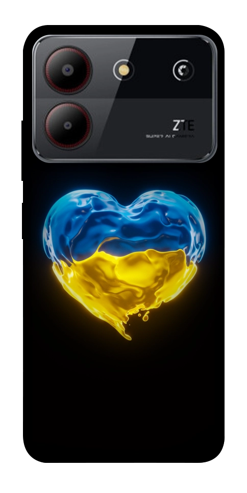 Чехол Серце України для ZTE Blade A54 4G