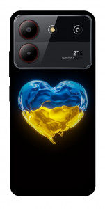 Чехол Серце України для ZTE Blade A54 4G