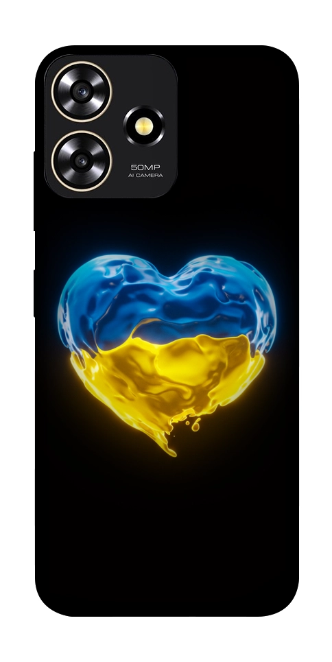 Чехол Серце України для ZTE Blade A73 4G